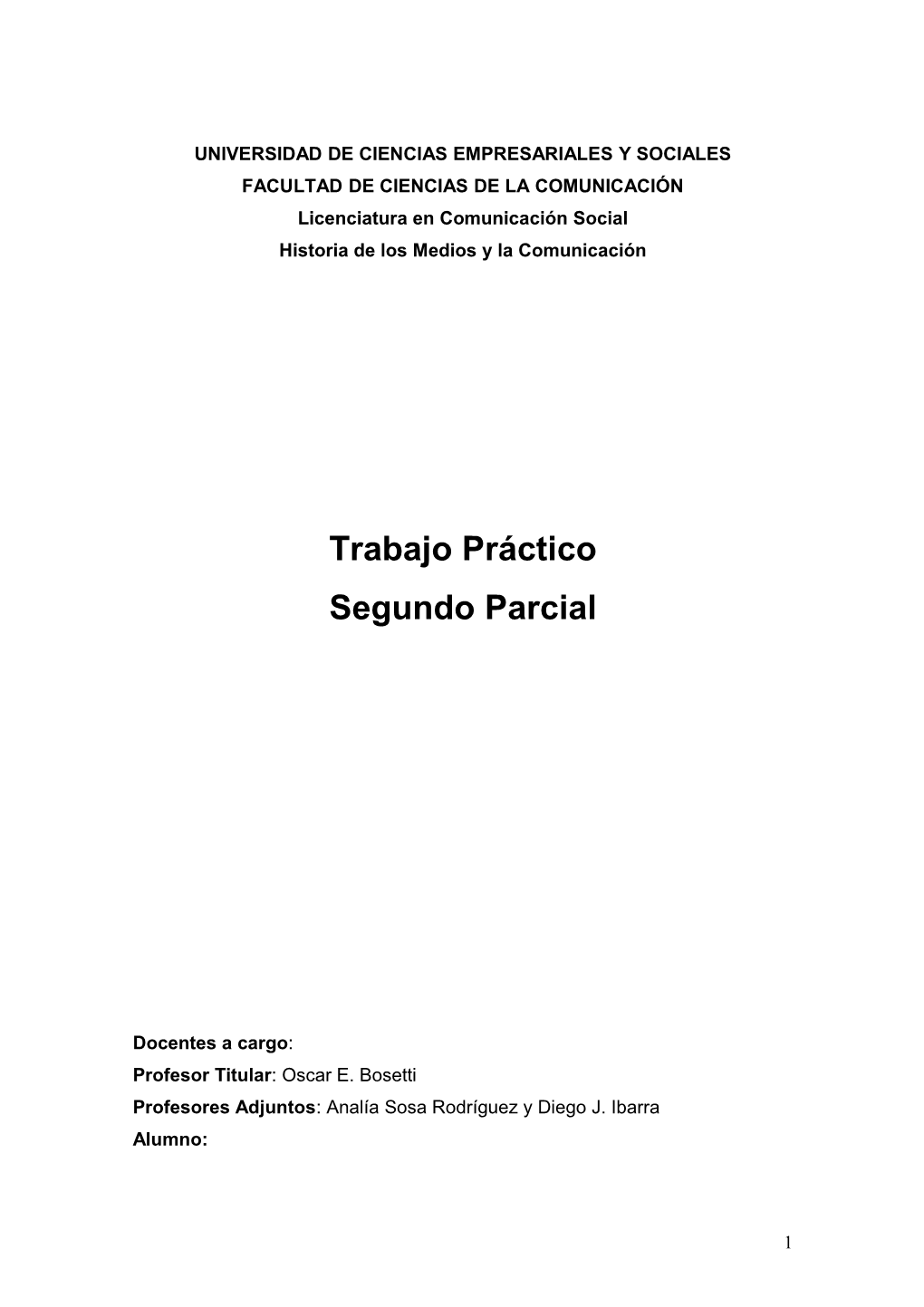 Trabajo Práctico Segundo Parcial