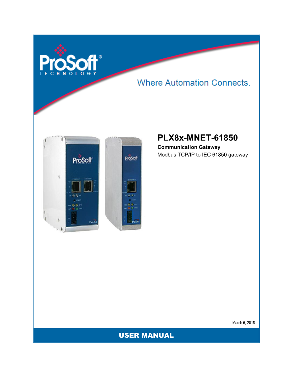 Plx8x-MNET-61850 User Manual Rev 1.0.0