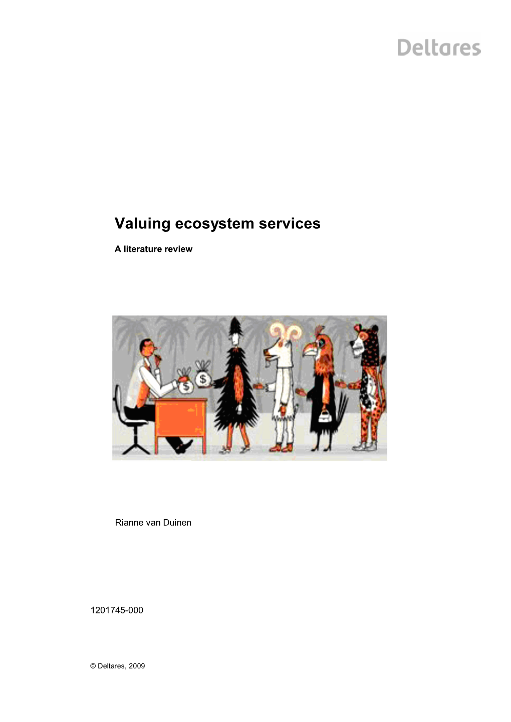 Valuing Ecosystem Services