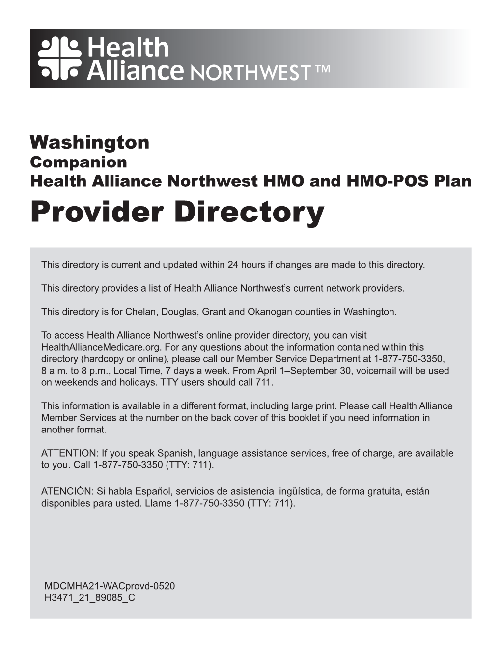 Health Alliance Provider Directory