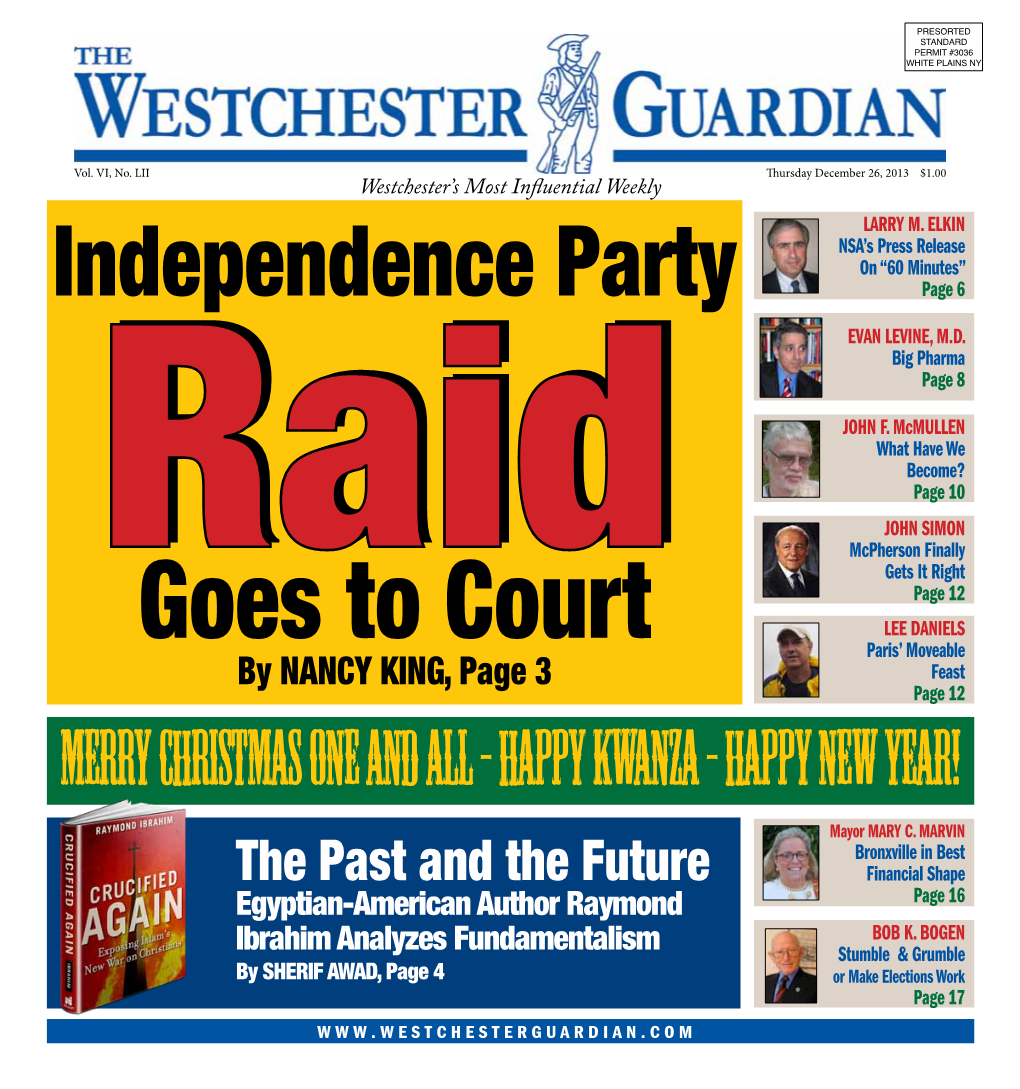 Westchester Guardian Thursday, February 23, 2012