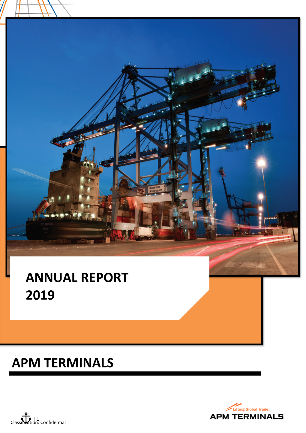 Annual Report 2019 Apm Terminals