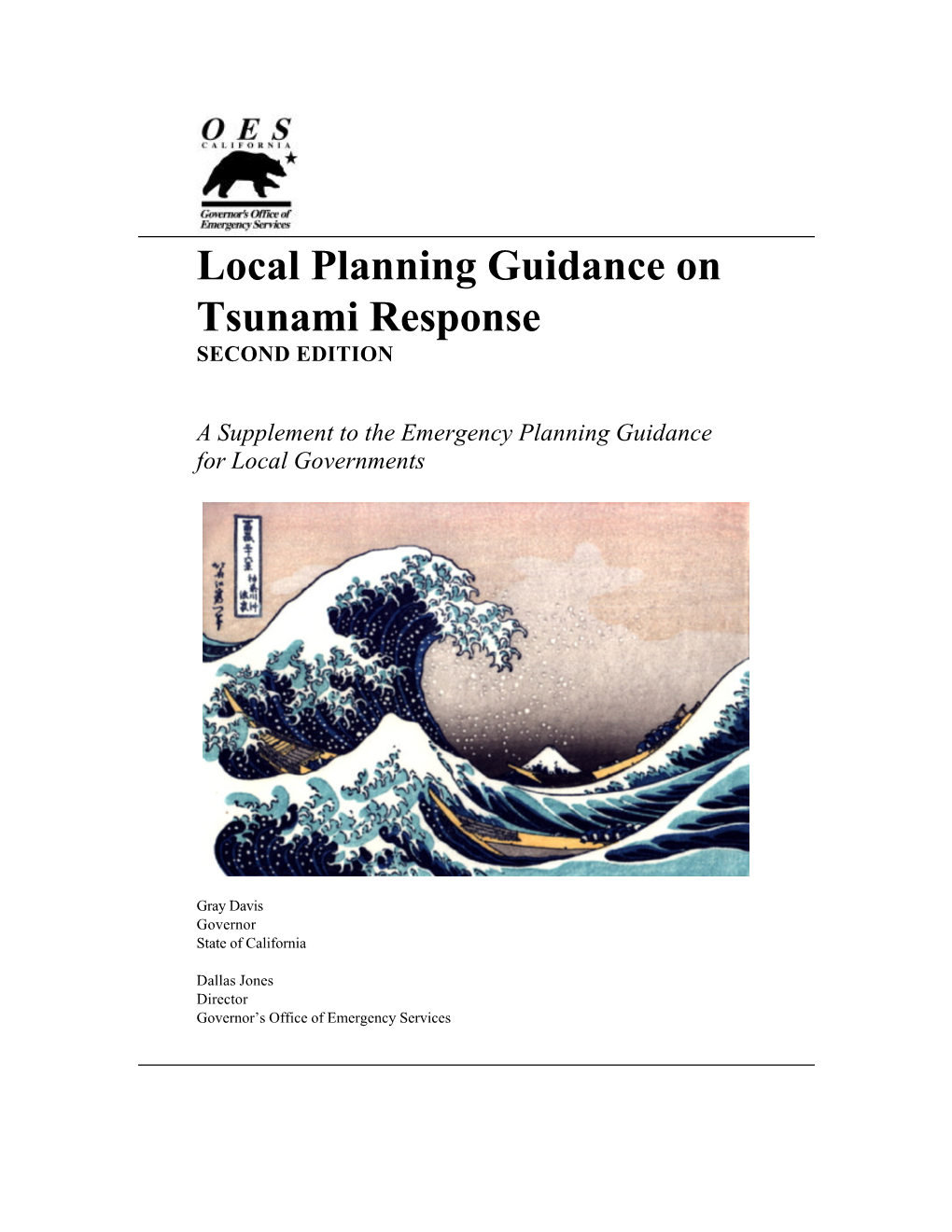 California Local Planning Guidance on Tsunami Response