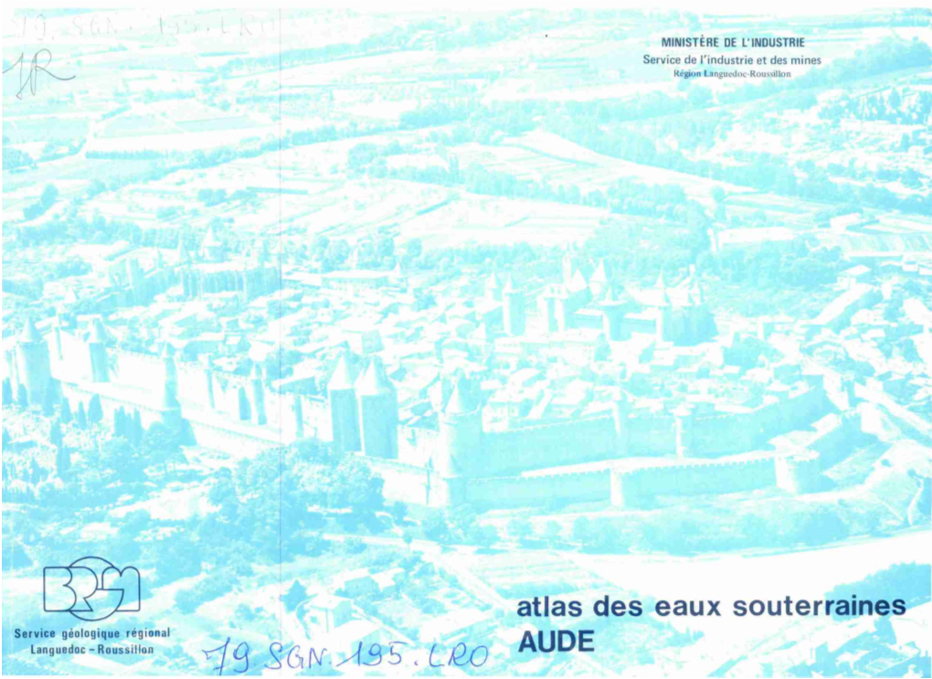 Atlas Des Eaux Souterraines AUDE