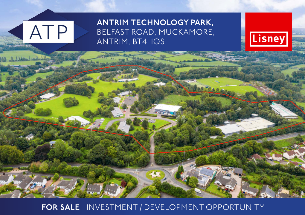 Antrim Technology Park, Belfast Road, Muckamore, Antrim, Bt41 1Qs for Sale