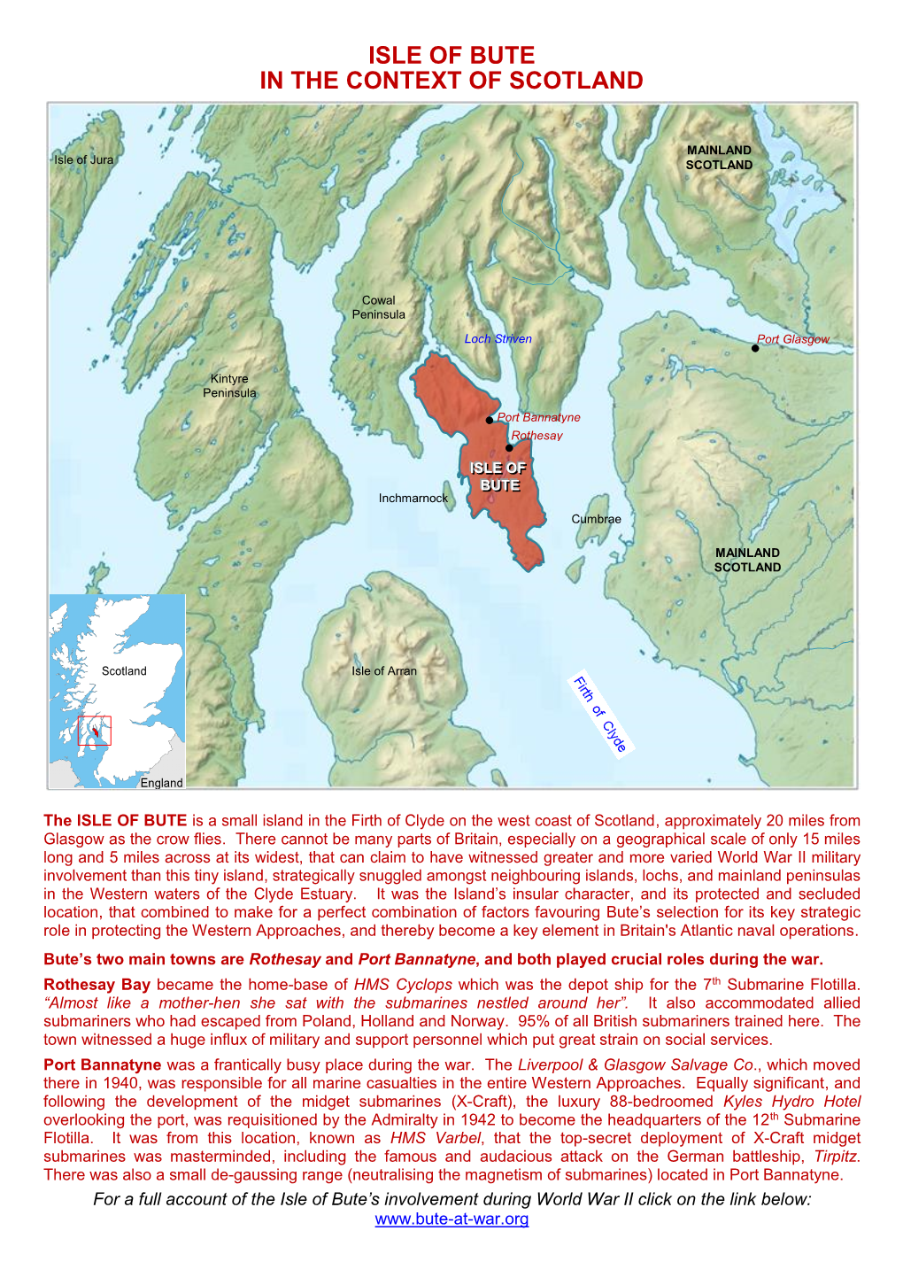 Isle of Bute in the Context of Scotland