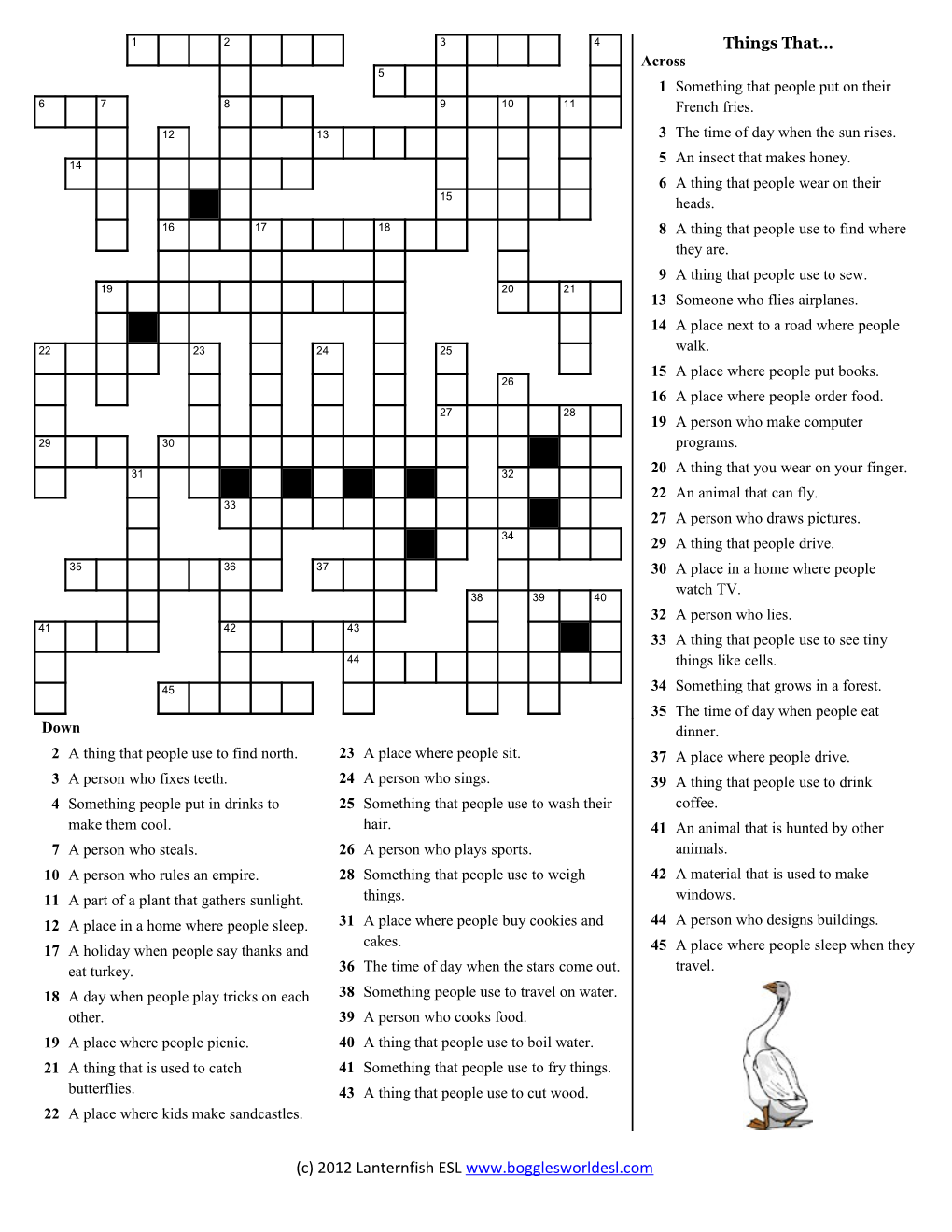 Relative Clauses Crossword s2