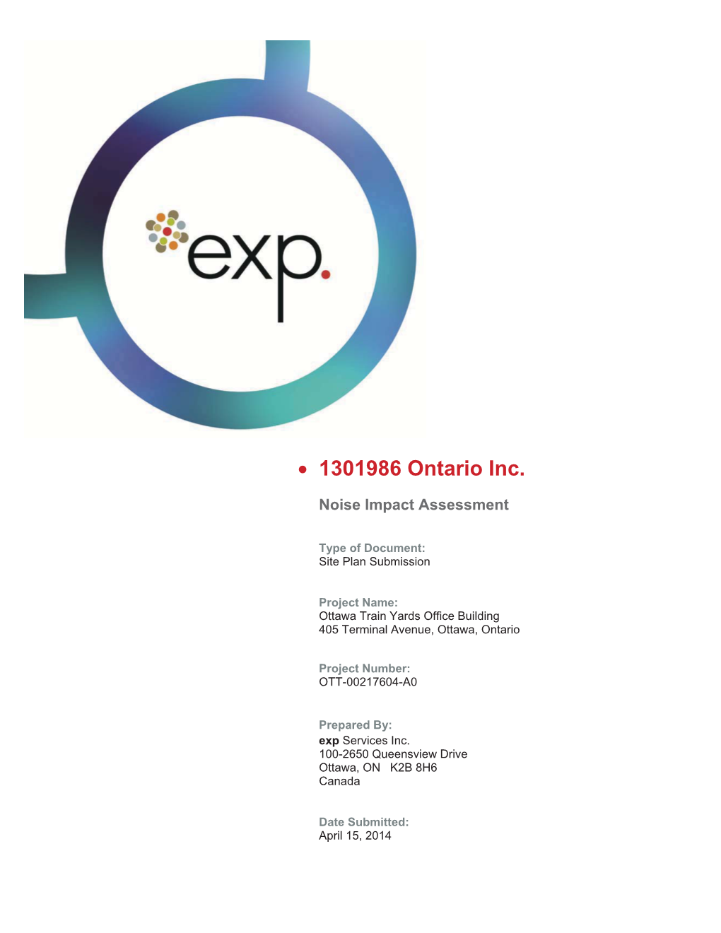 X 1301986 Ontario Inc