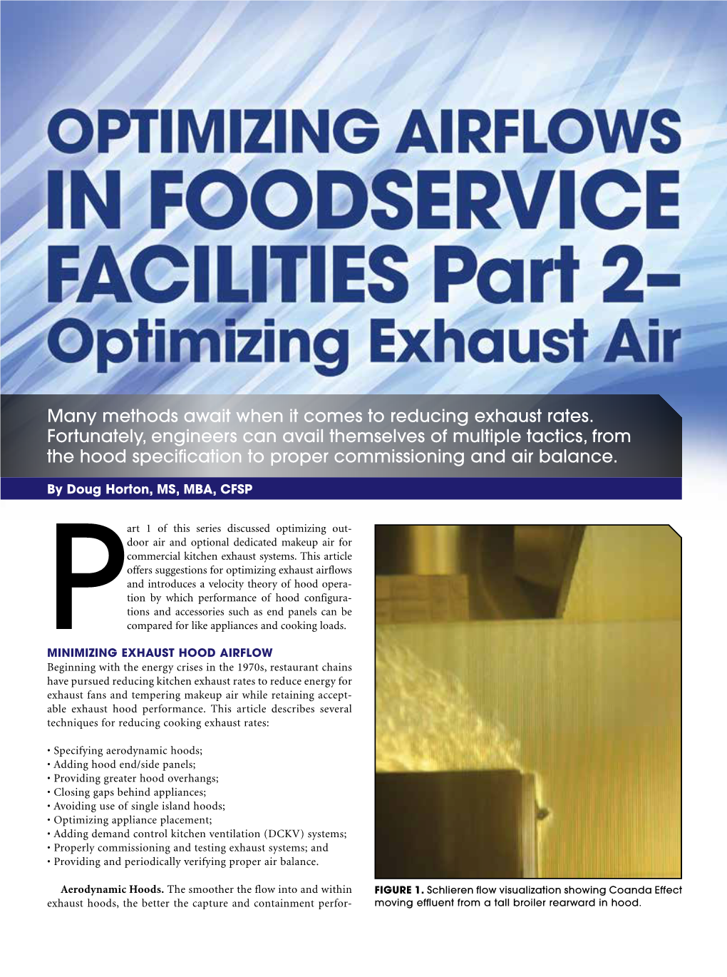 Part 2 – Optimizing Exhaust Air