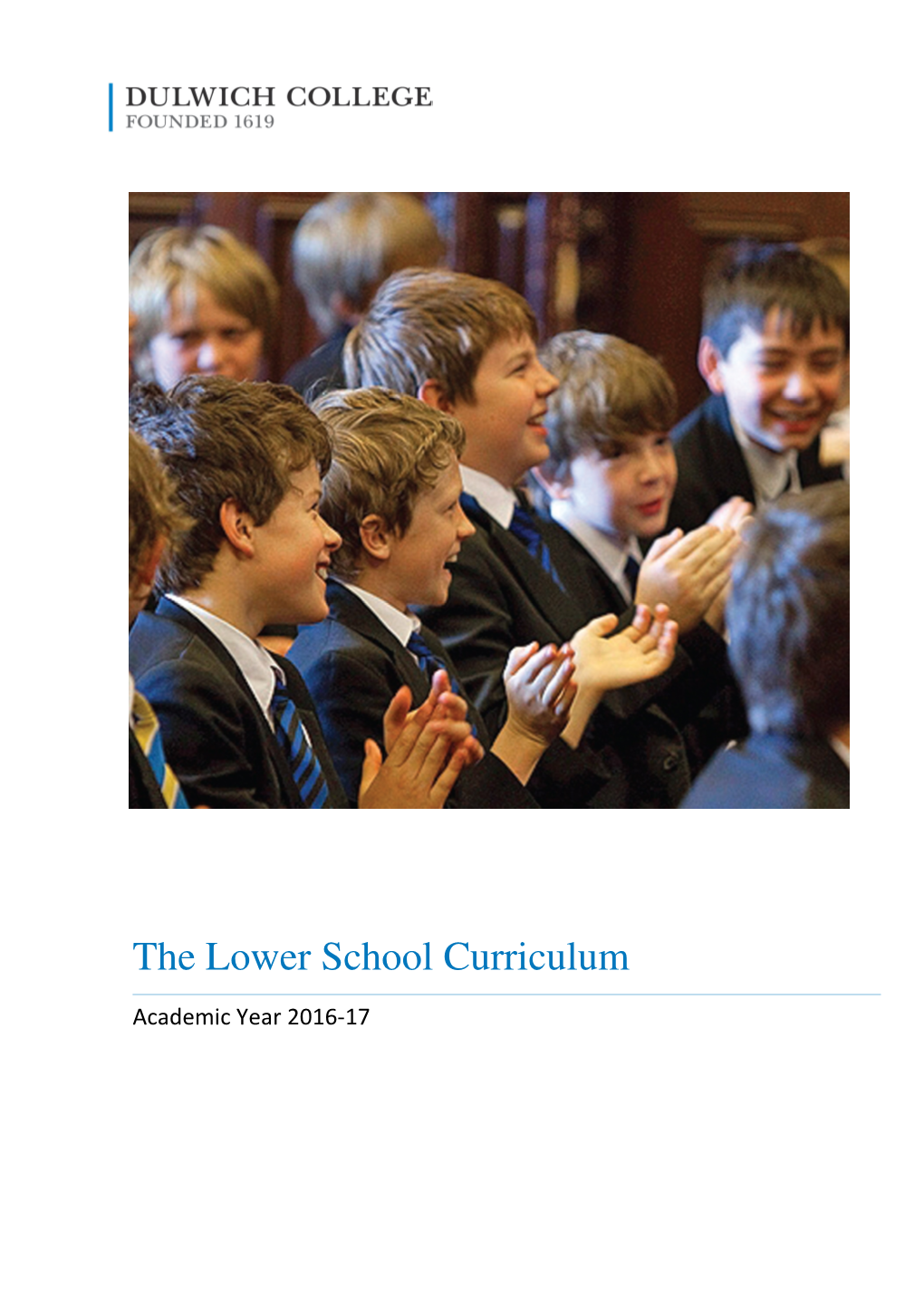 The Lower School Curriculum