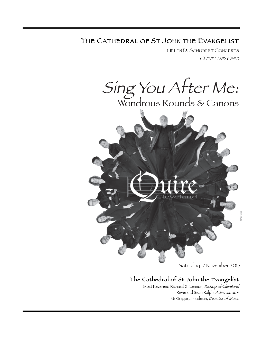 Sing You After Me: Wondrous Rounds & Canons