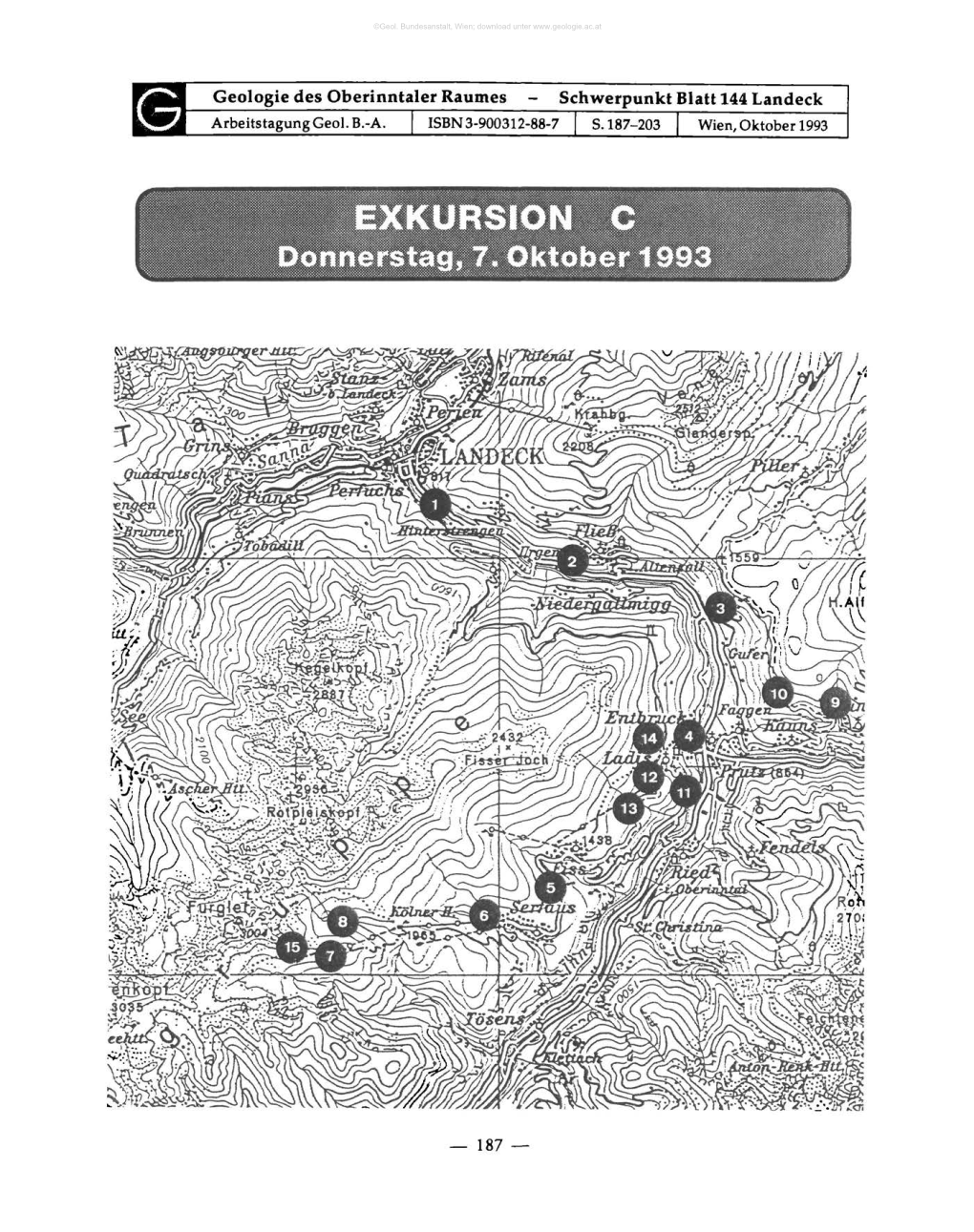 Geologie Des Oberinntaler Raumes - Schwerpunkt Blatt 144 Landeck Arbeitstagung Geol.B.-A