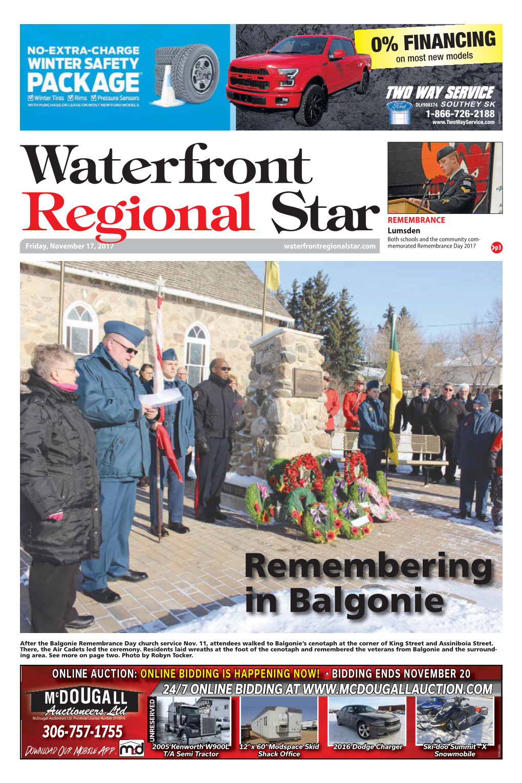 Remembering in Balgonie