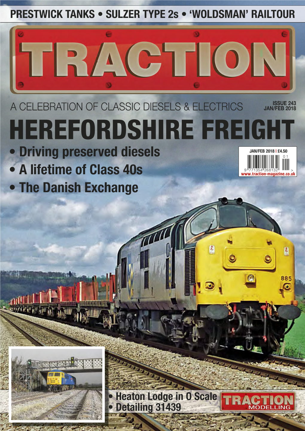 HEREFORDSHIRE FREIGHT JAN/FEB 2018 | £4.50 • Driving Preserved Diesels 01