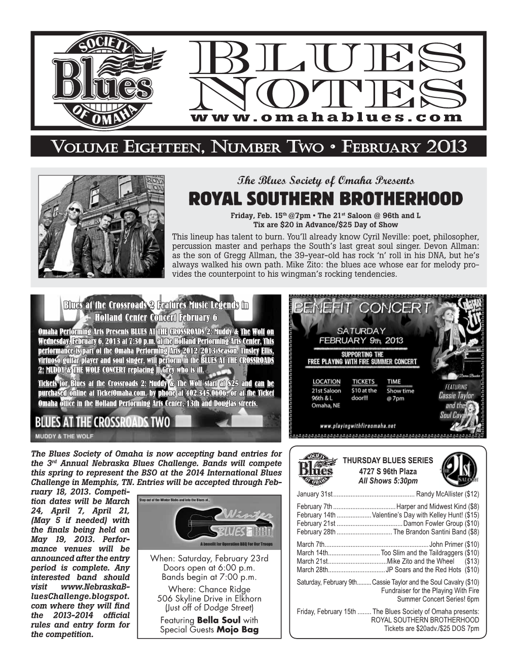 Royal Southern Brotherhood Friday, Feb