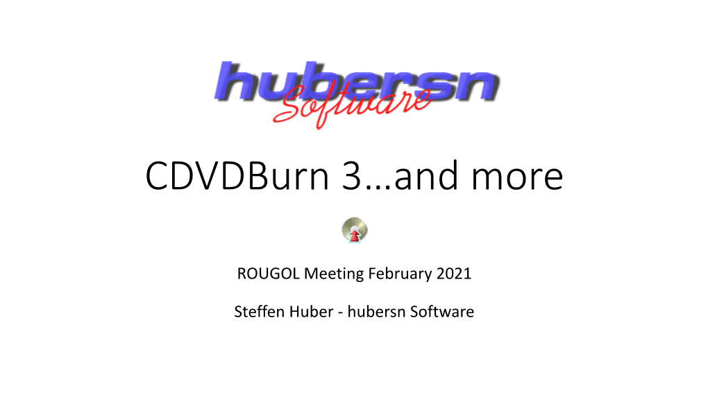 Cdvdburn 3…And More