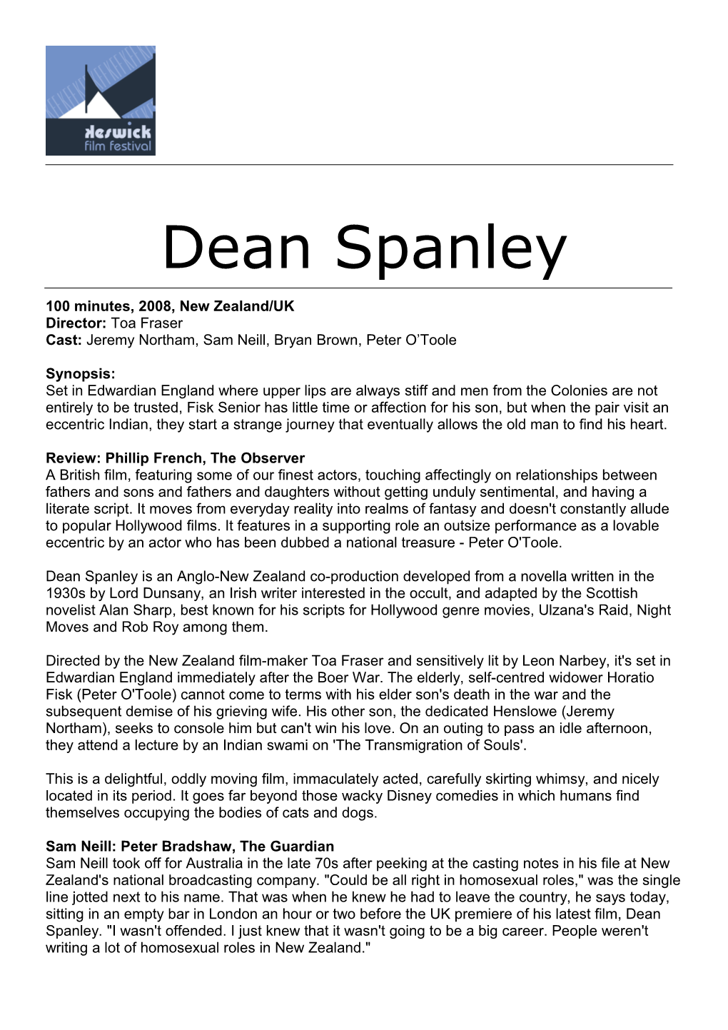 Dean Spanley