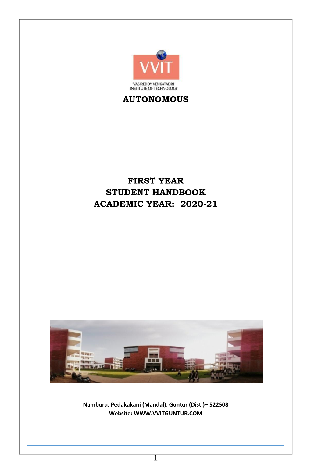 R20 Student Handbook