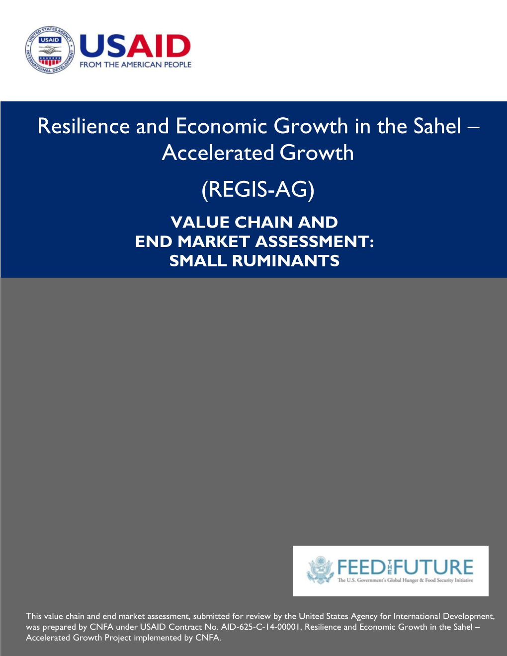 Value Chain and End Market Assessment: Small Ruminants