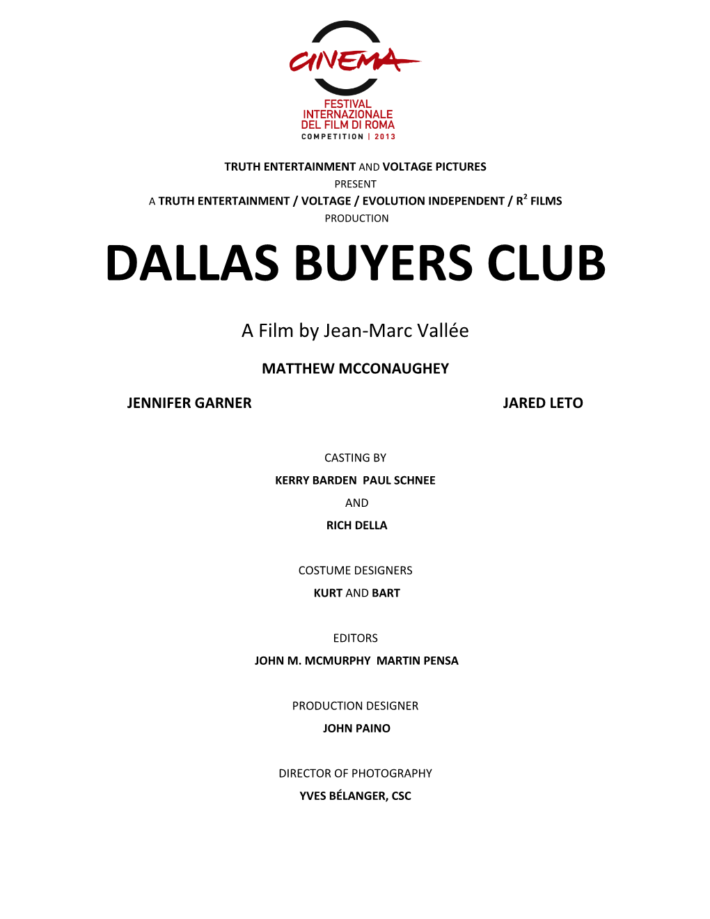 Dallas Buyers Club