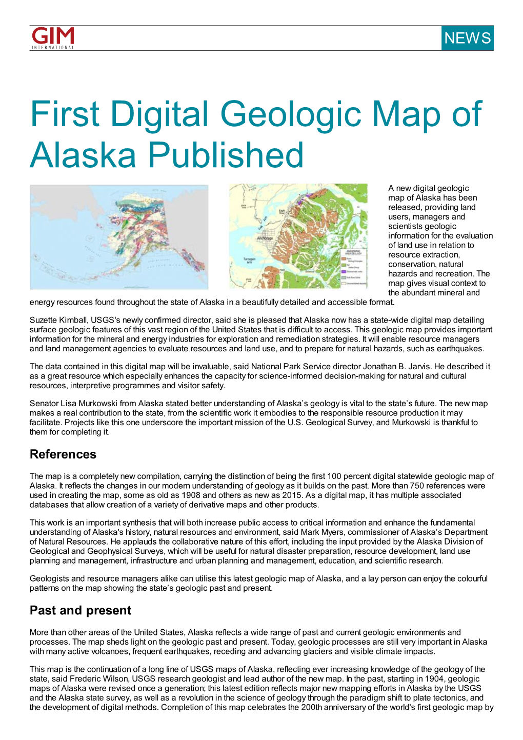 First Digital Geologic Map of Alaska Published