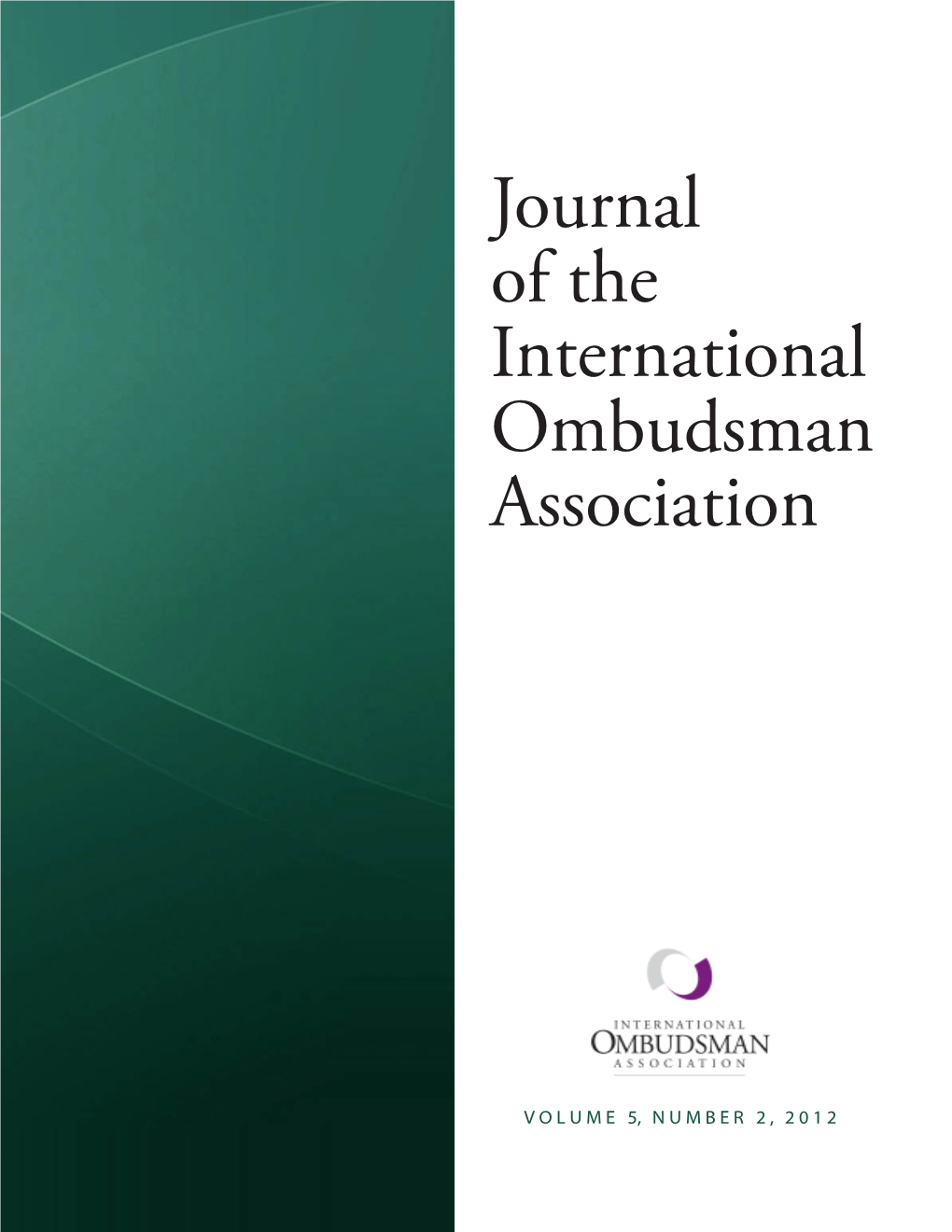 Journal of the International Ombudsman Association