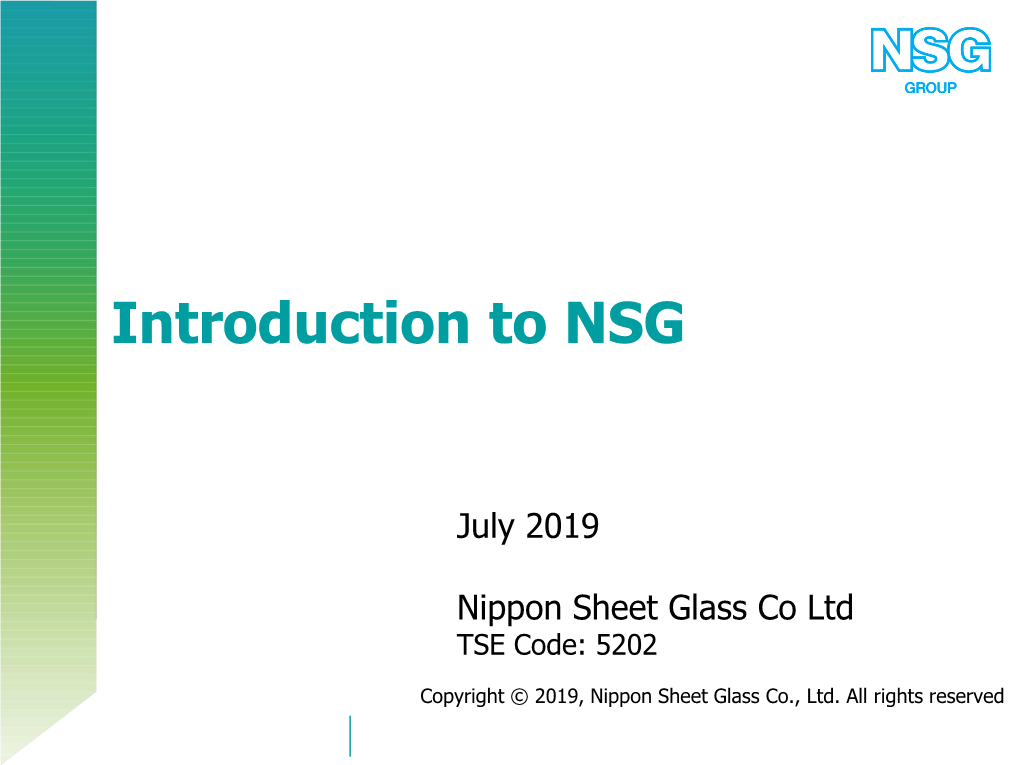 Introduction to NSG