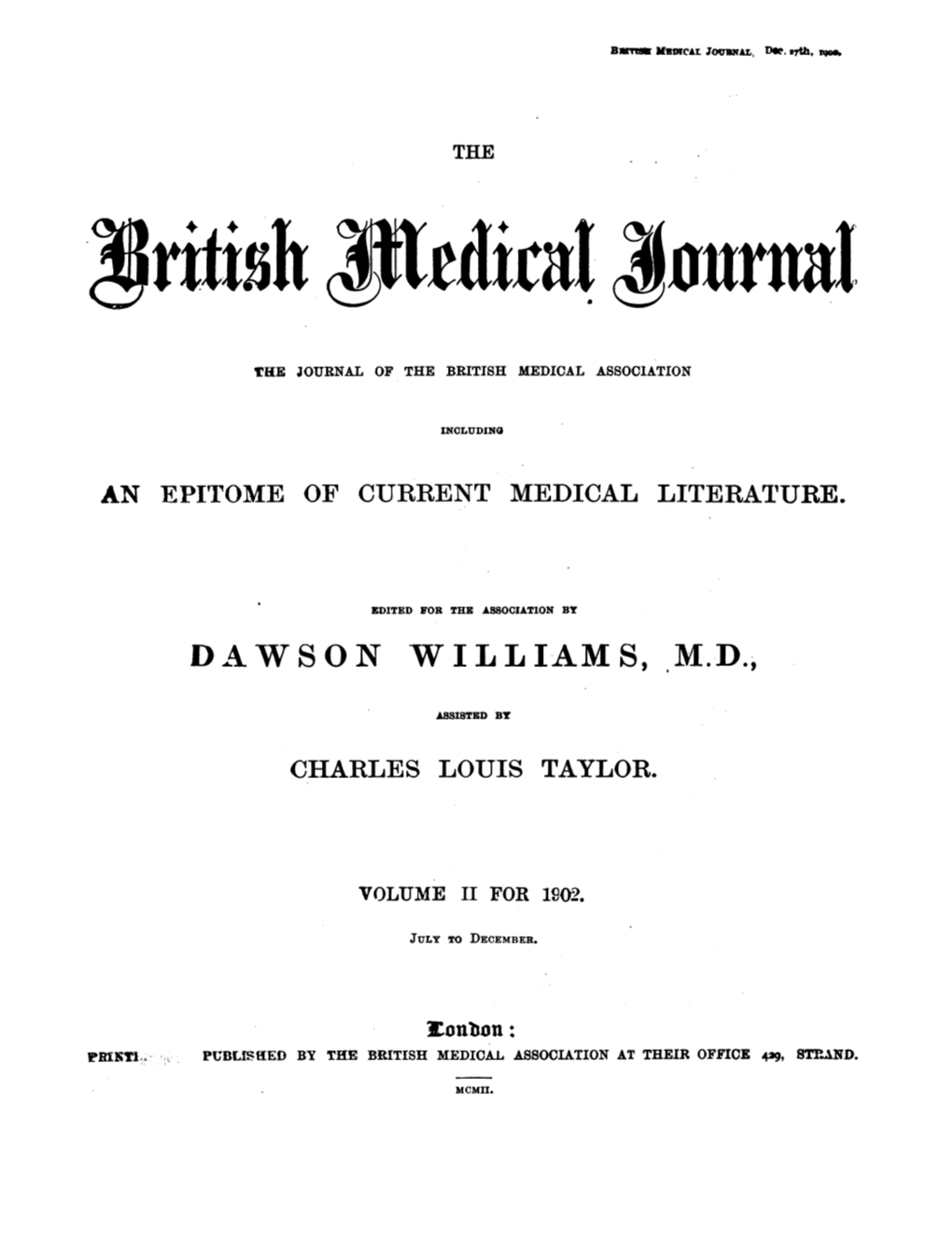 D Awson Williams, M.D