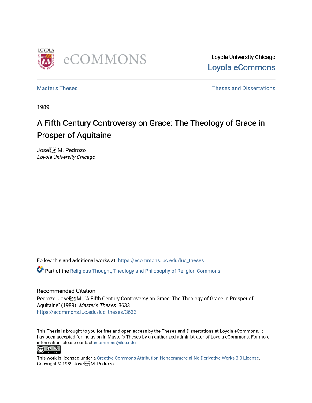 The Theology of Grace in Prosper of Aquitaine