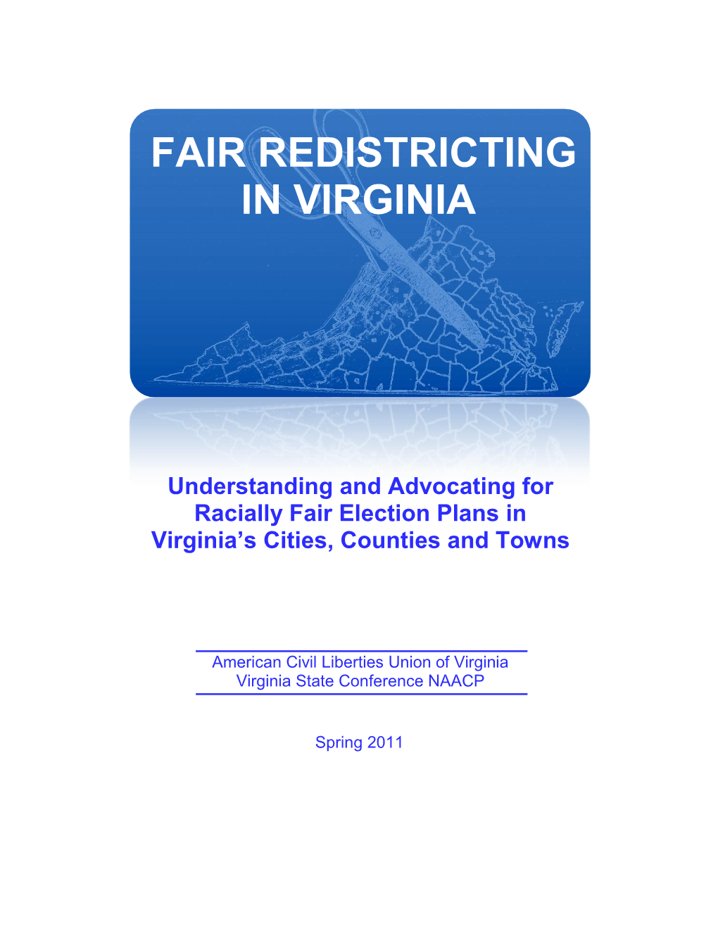 Fair Redistricting in Virginia