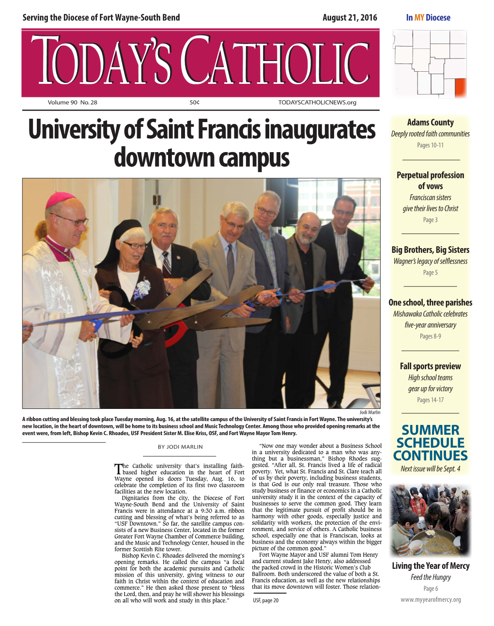 University of Saint Francis Inaugurates Downtown Campus