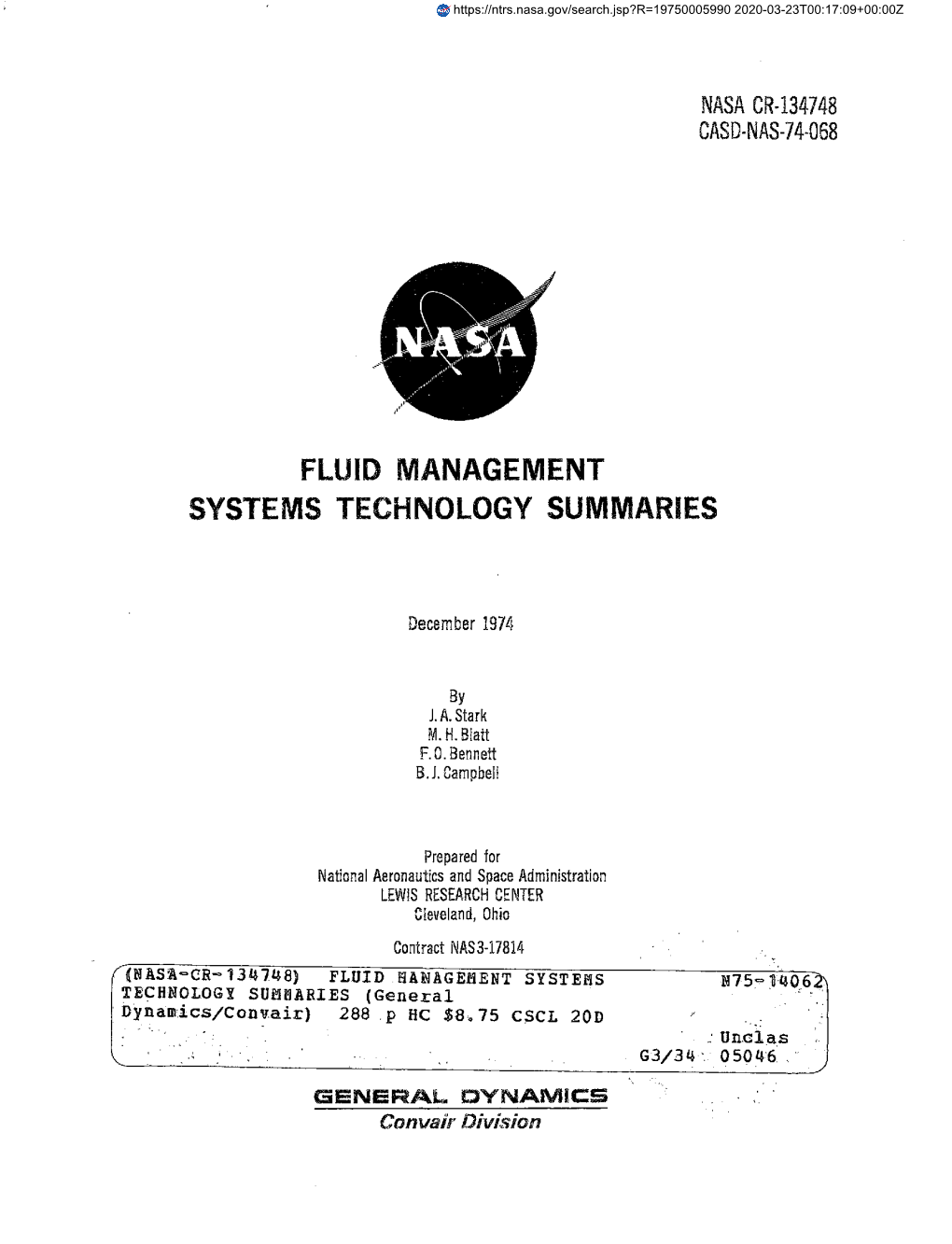 Fluid Management Systems Technology Summaries