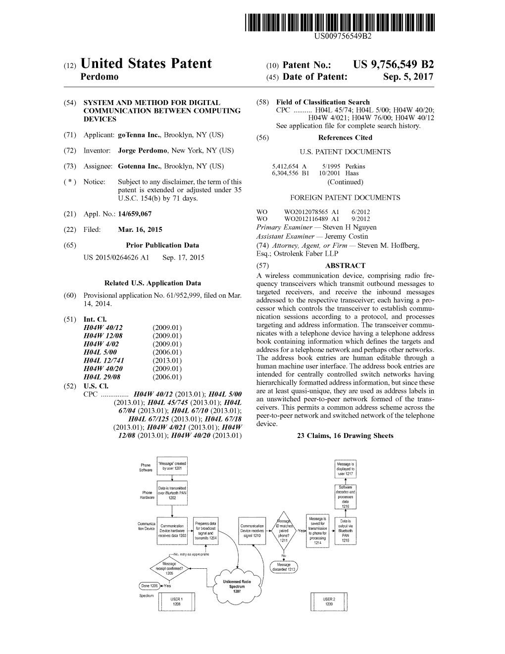 HOULUTUMUNTURUS009756549B2 (12 ) United States Patent ( 10) Patent No