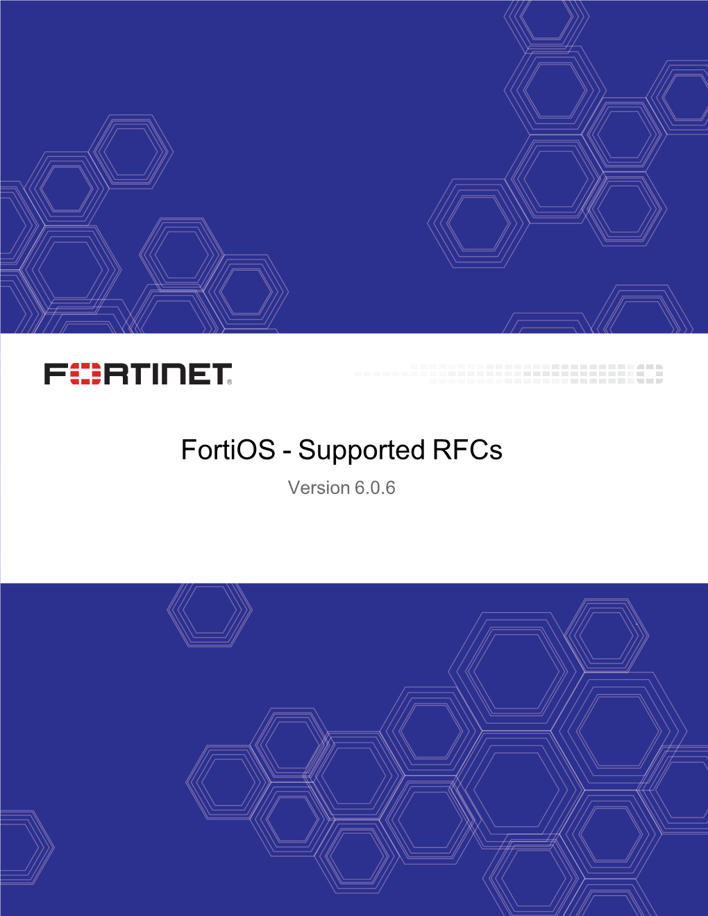 Fortios Supported Rfcs