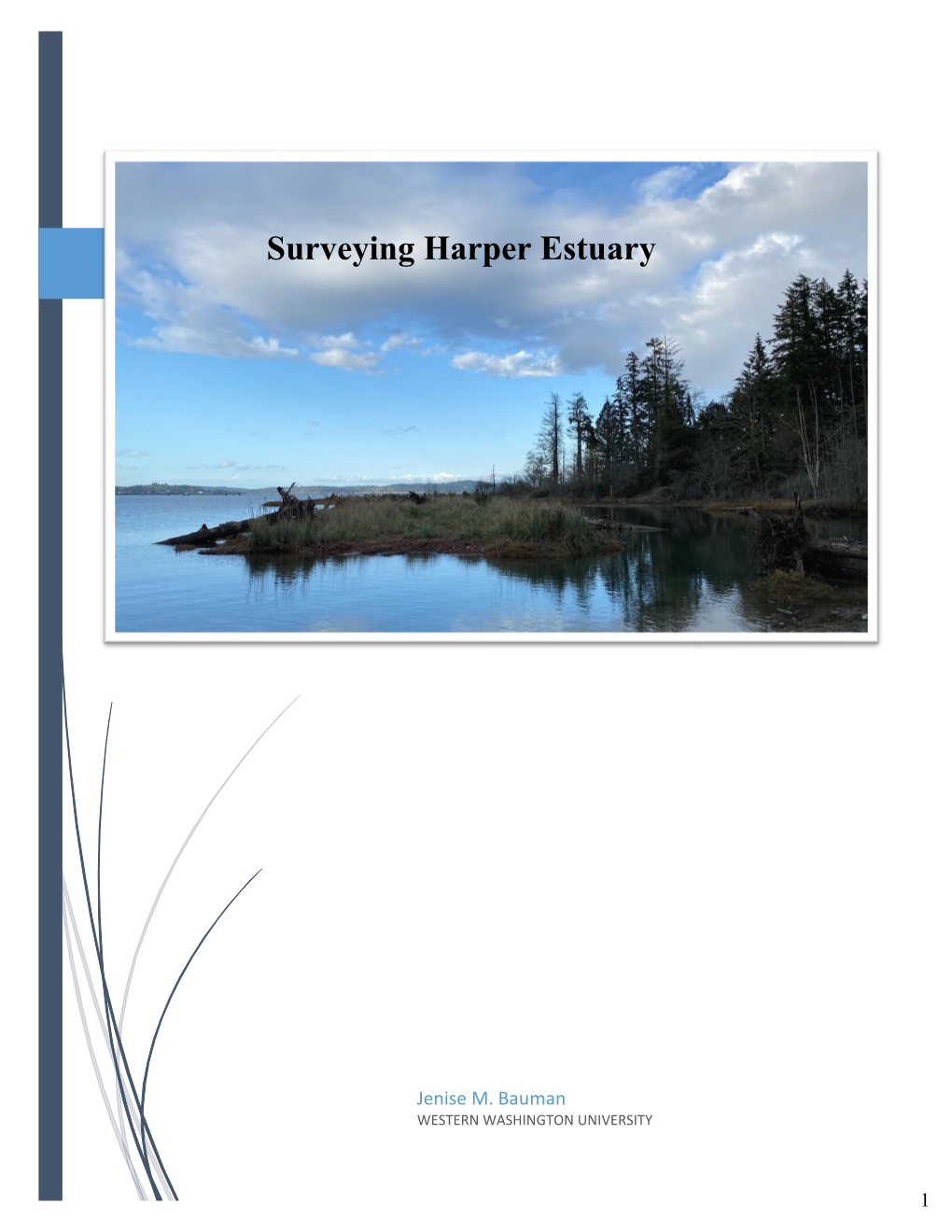 Surveying Harper Estuary
