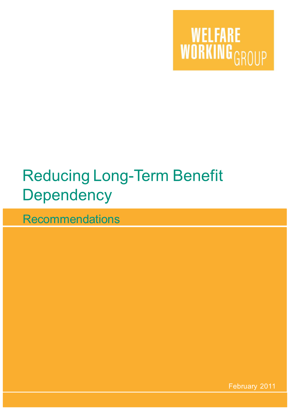 Reducing Long-Term Benefit Dependency Recommendations