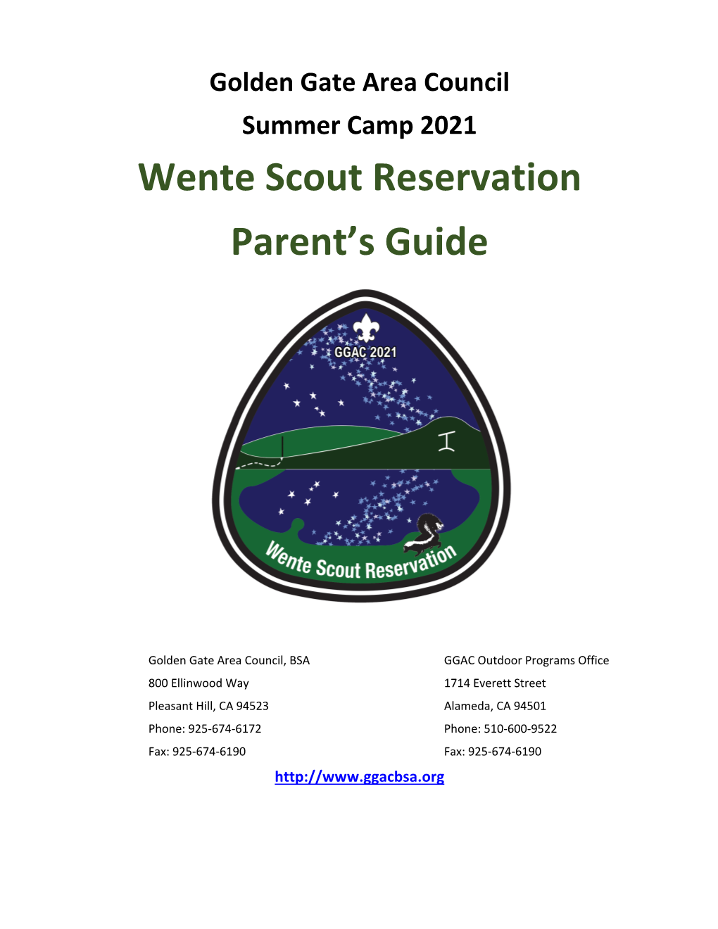 Wente Parent Guide 2021 V1.0