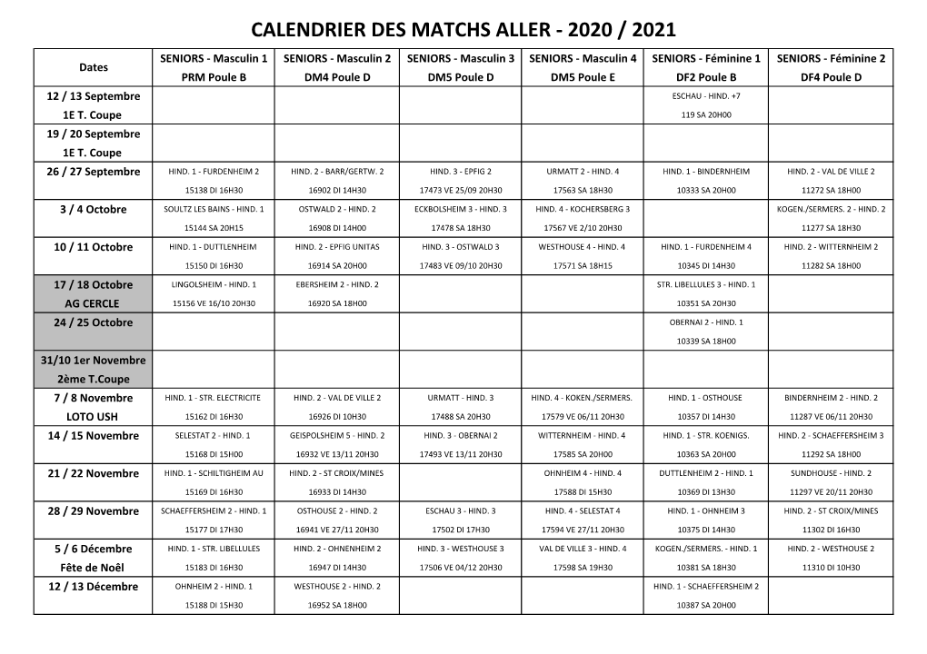 PROGRAMME DES MATCHS 2020 2021.Xlsx