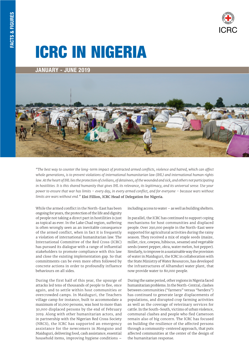 Icrc in Nigeria January - June 2019