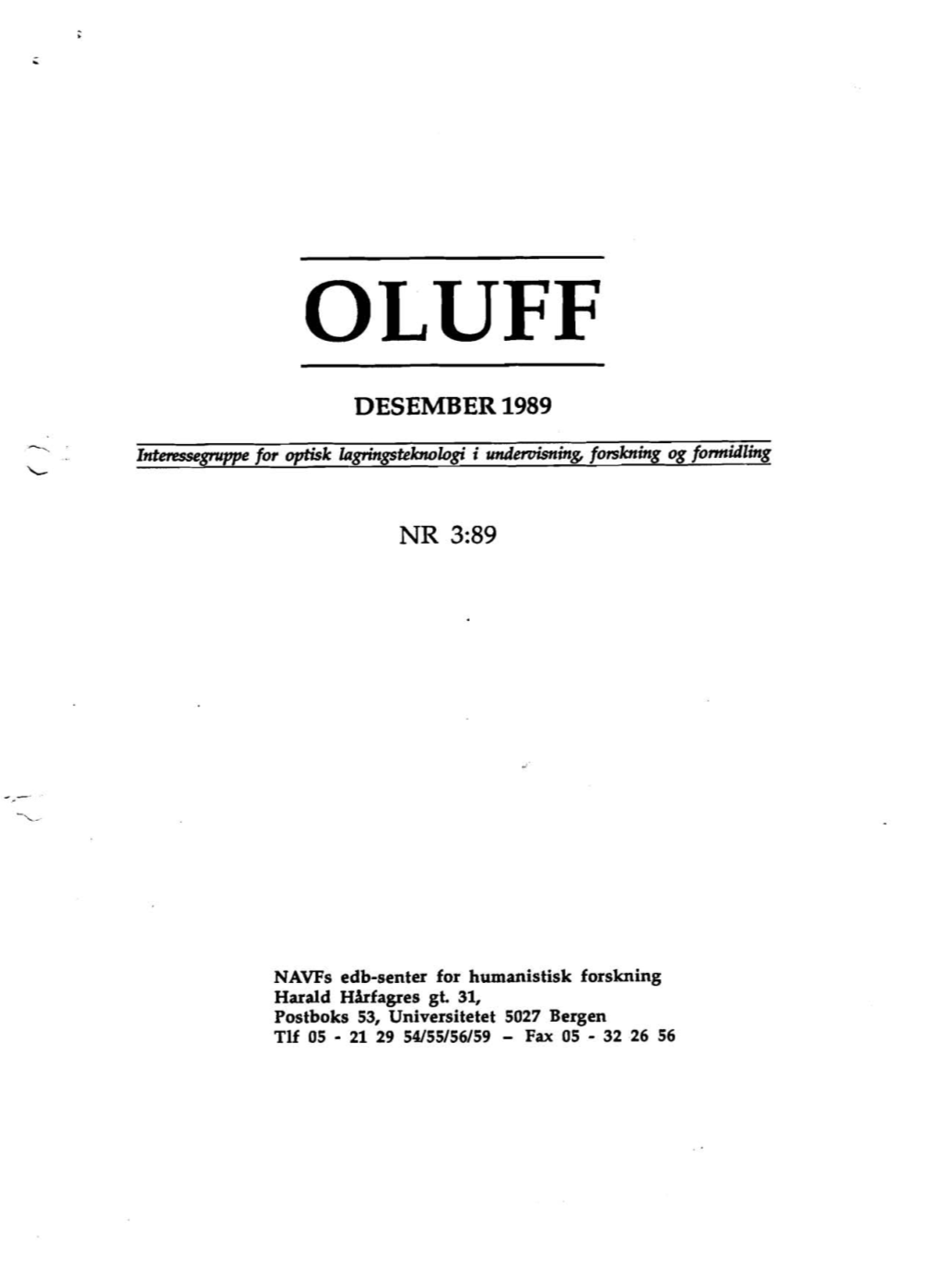 Oluff Desember 1989