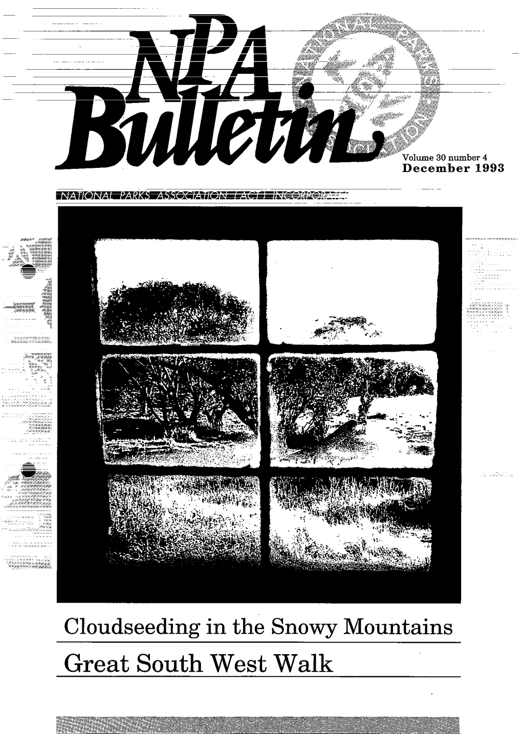 Great South West Walk NPA BULLETIN Volume30number4 December 1993