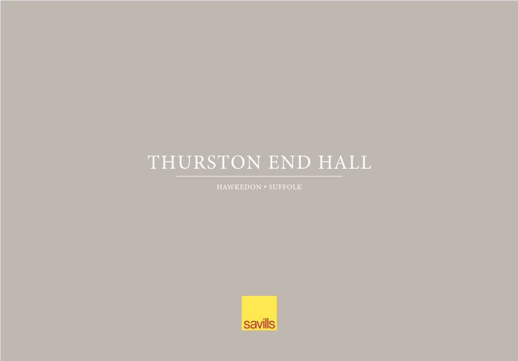 Thurston End Hall