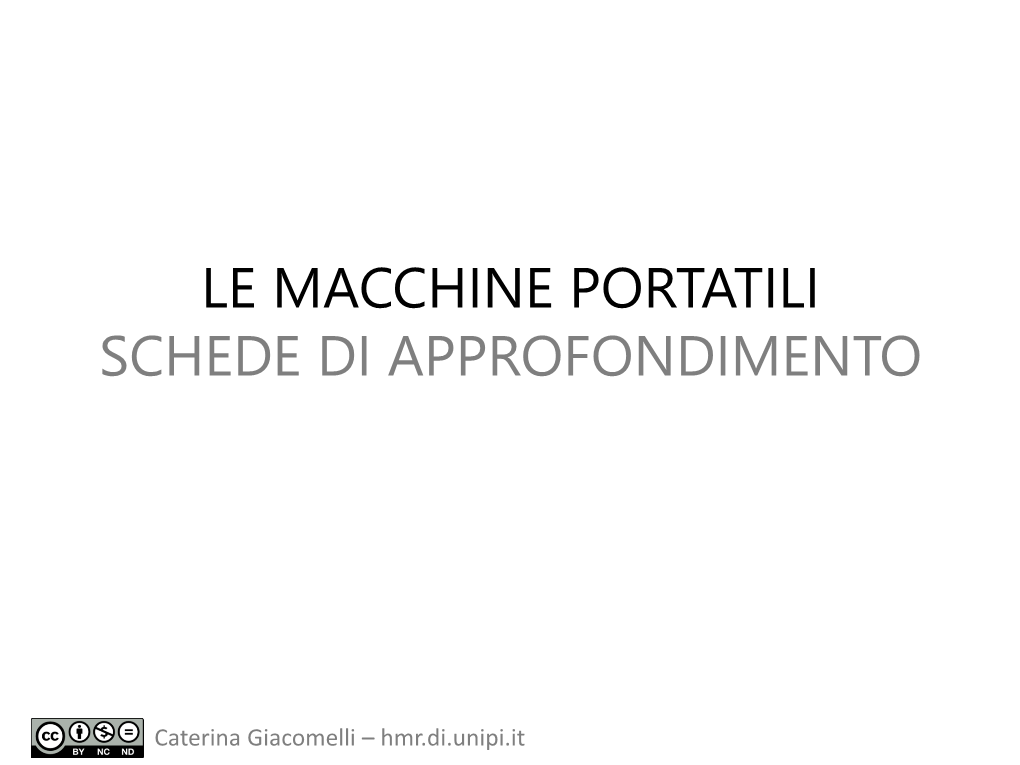 Schede Di Approfondimento