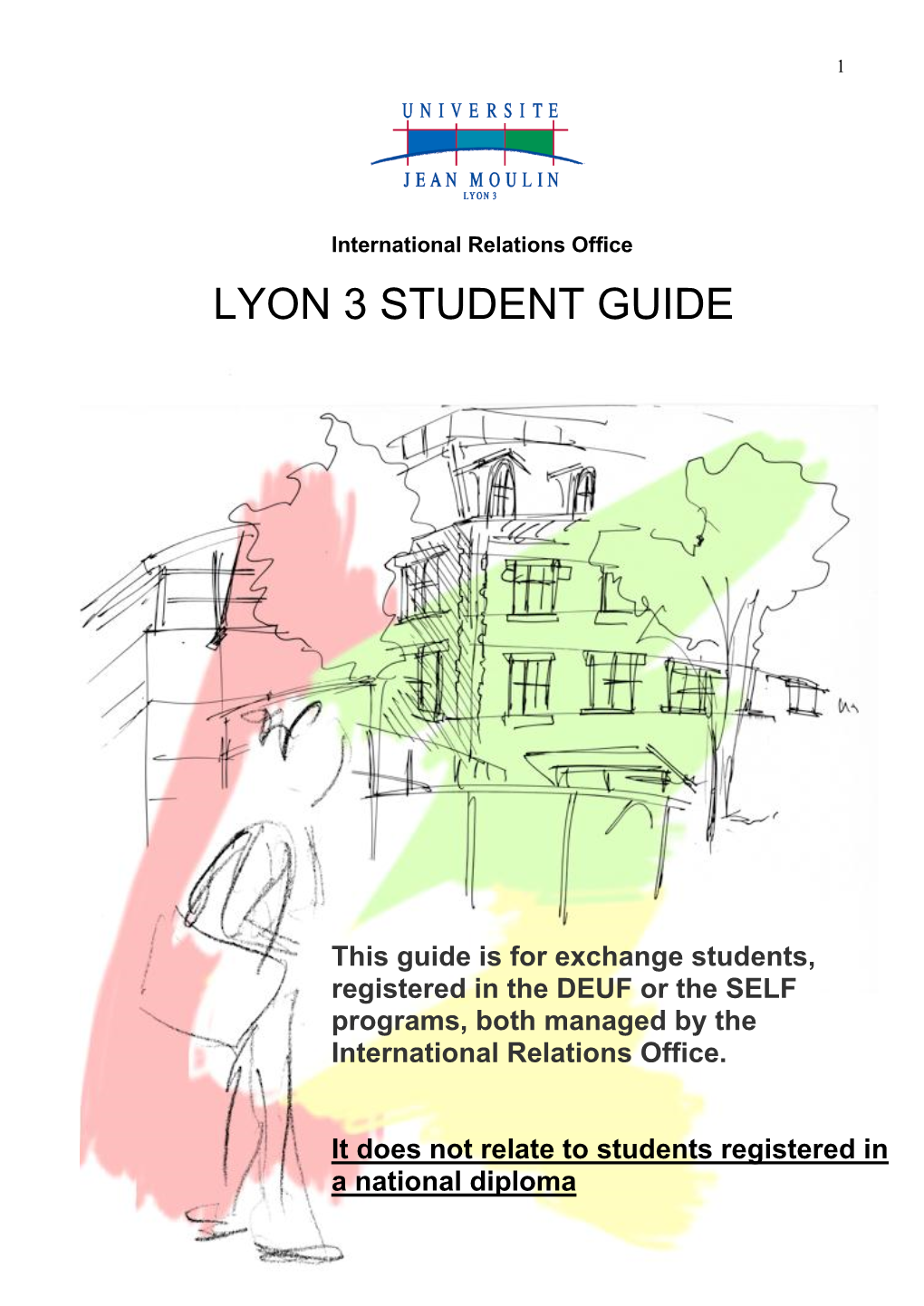 Guide De L'etudiant D'echange a Lyon 3