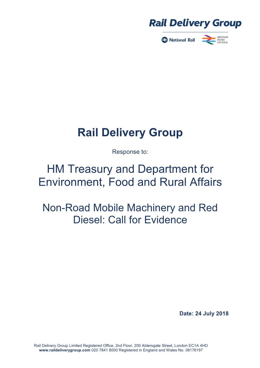 HM Treasury and Department for Environment, Food and Rural Affairs