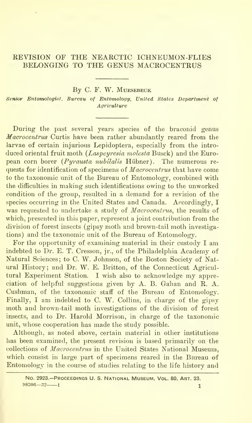 Proceedings of the United States National Museum