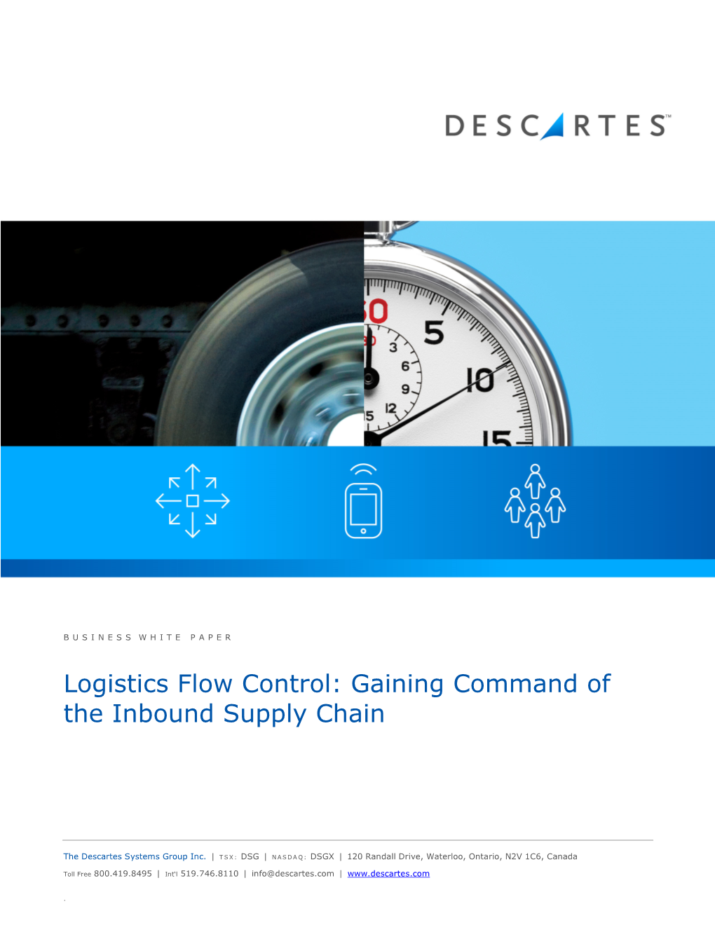 Logistics Flow Control: Gaining Command of the Inbound Supply Chain