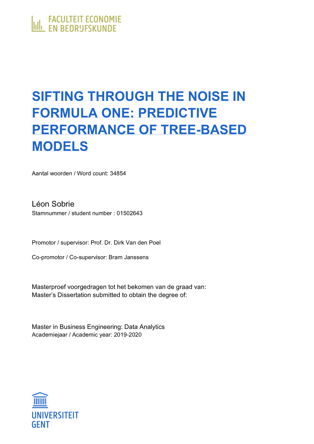 Predictive Performance of Tree-Based Models