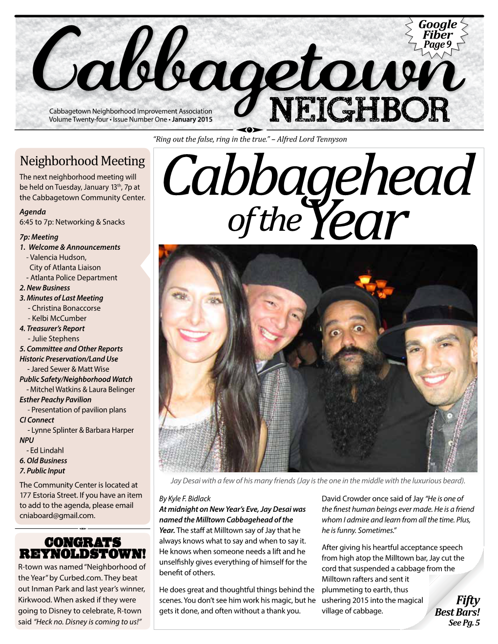 January 2015 Neighbor