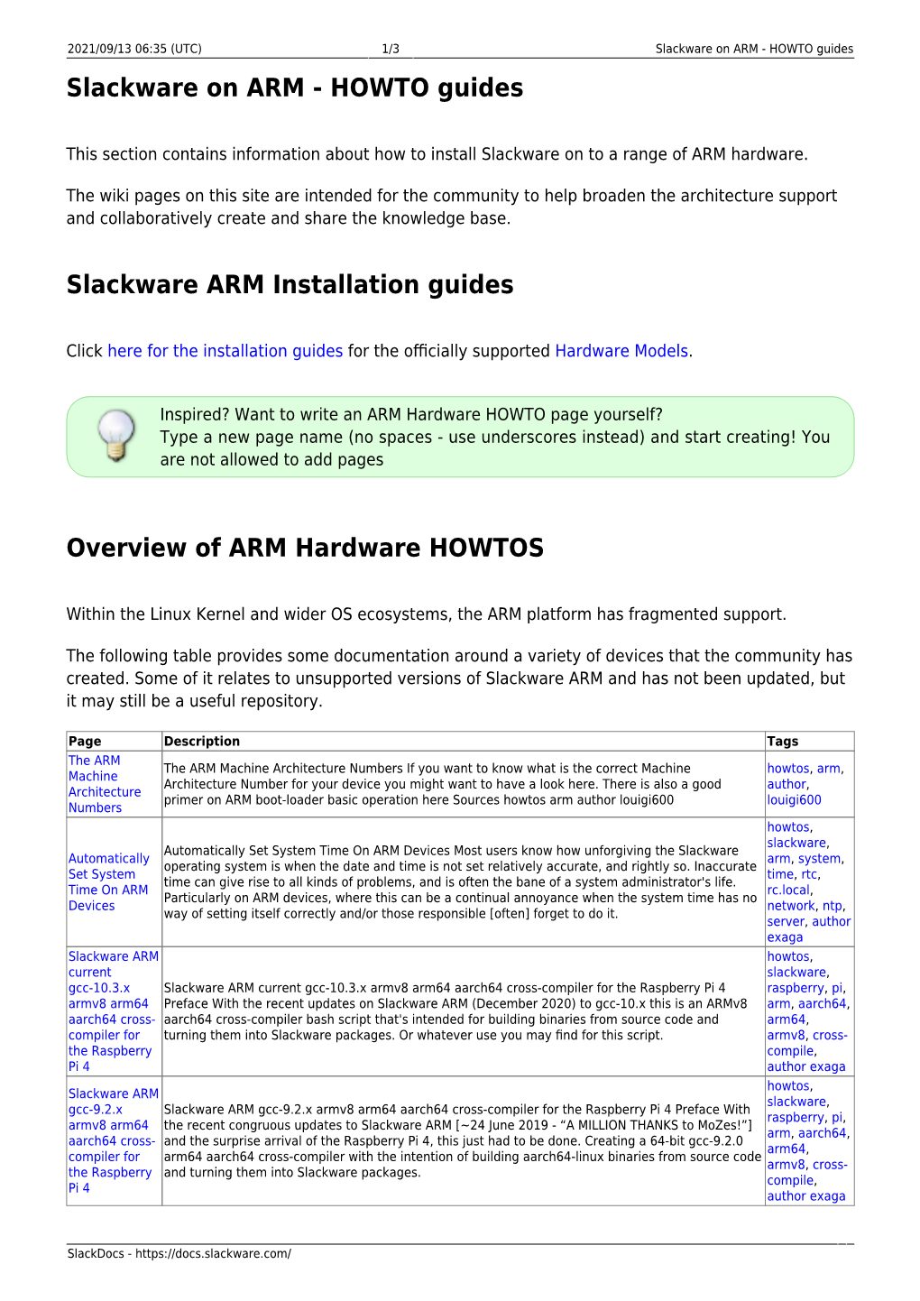 Slackware on ARM - HOWTO Guides Slackware on ARM - HOWTO Guides